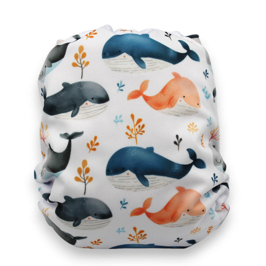 Diapers - Cute Whales FP