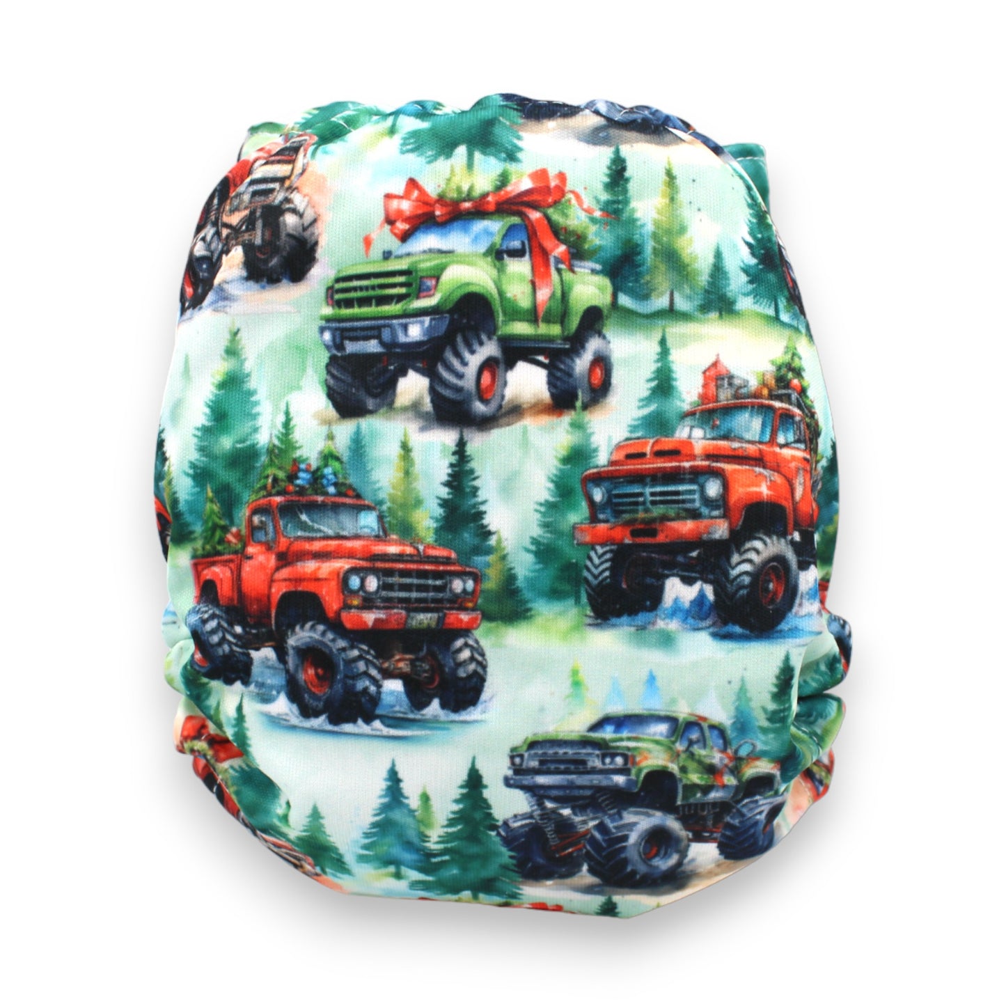 Diapers - Christmas Monster Truck FP