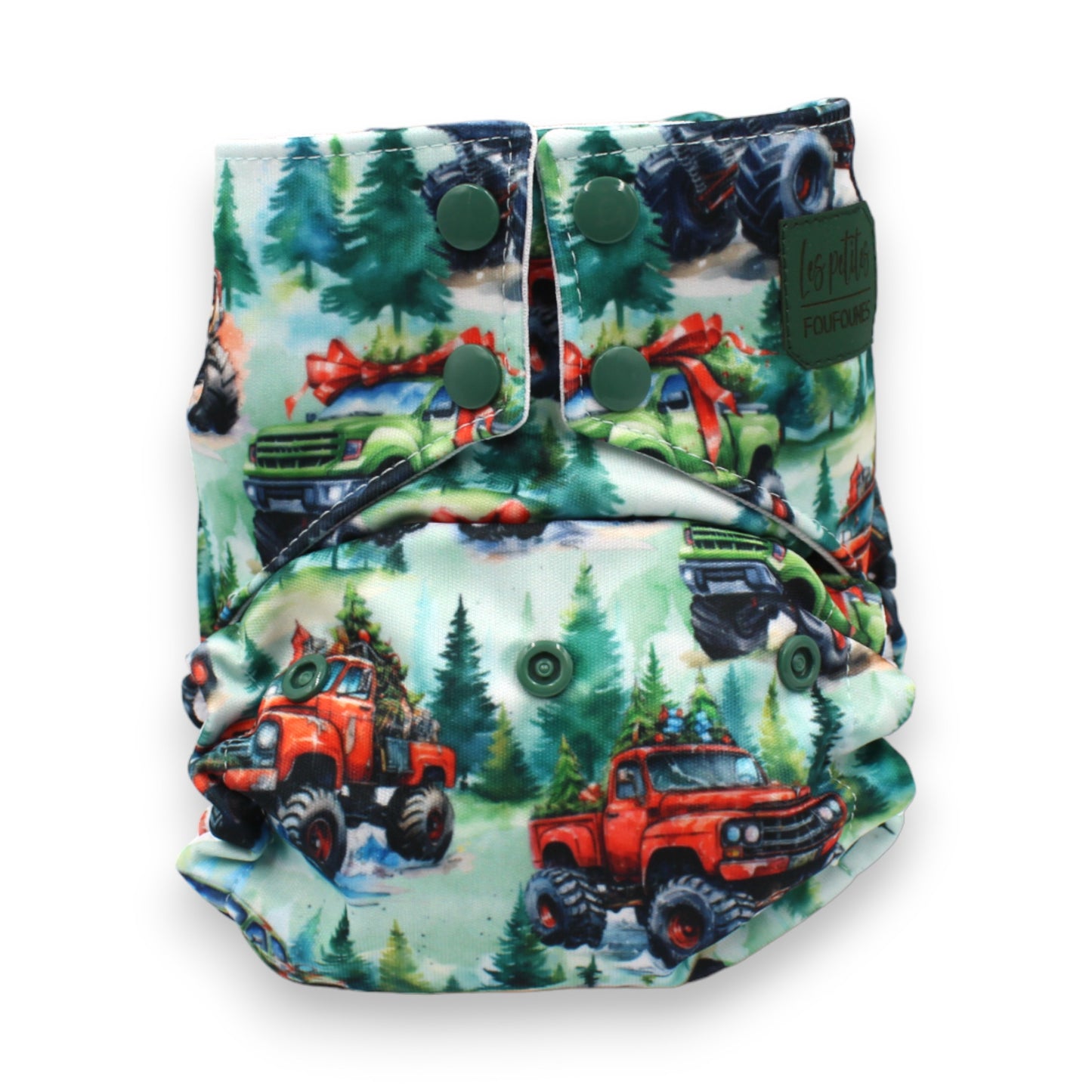 Diapers - Christmas Monster Truck FP