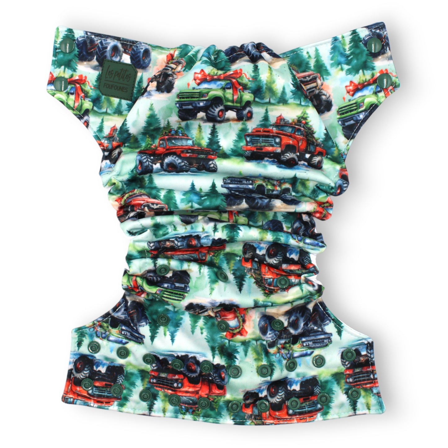 Diapers - Christmas Monster Truck FP