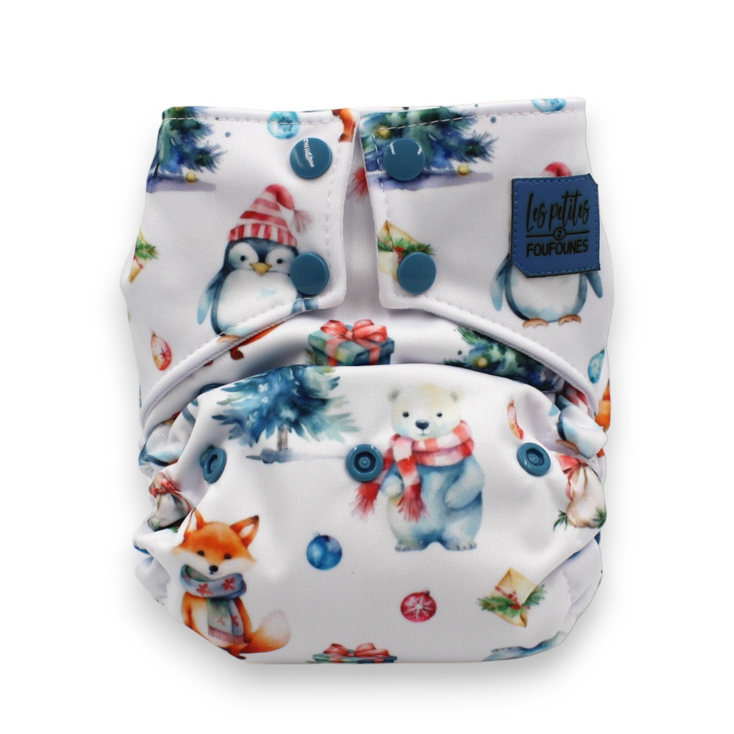 Diapers - Little Christmas Animals FP